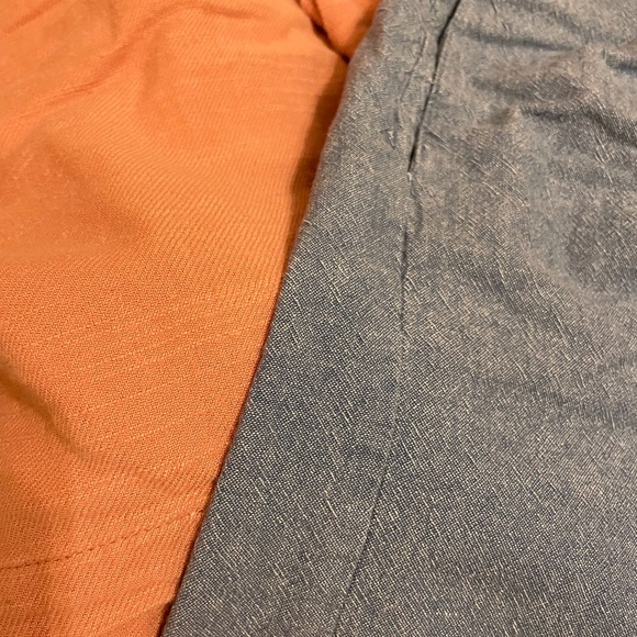 Set of Pink & Blue Linen Shorts - Picture 3 of 5